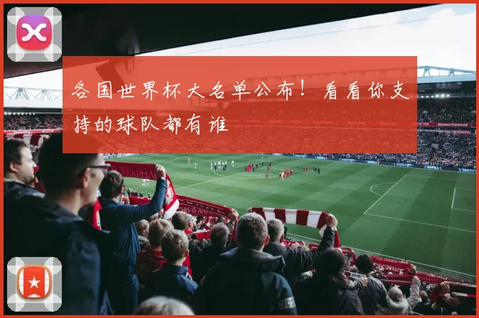 各国世界杯大名单公布！看看你支持的球队都有谁